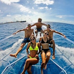 Transparent Boat Experience at Panchitoo PDC Tours and Travels